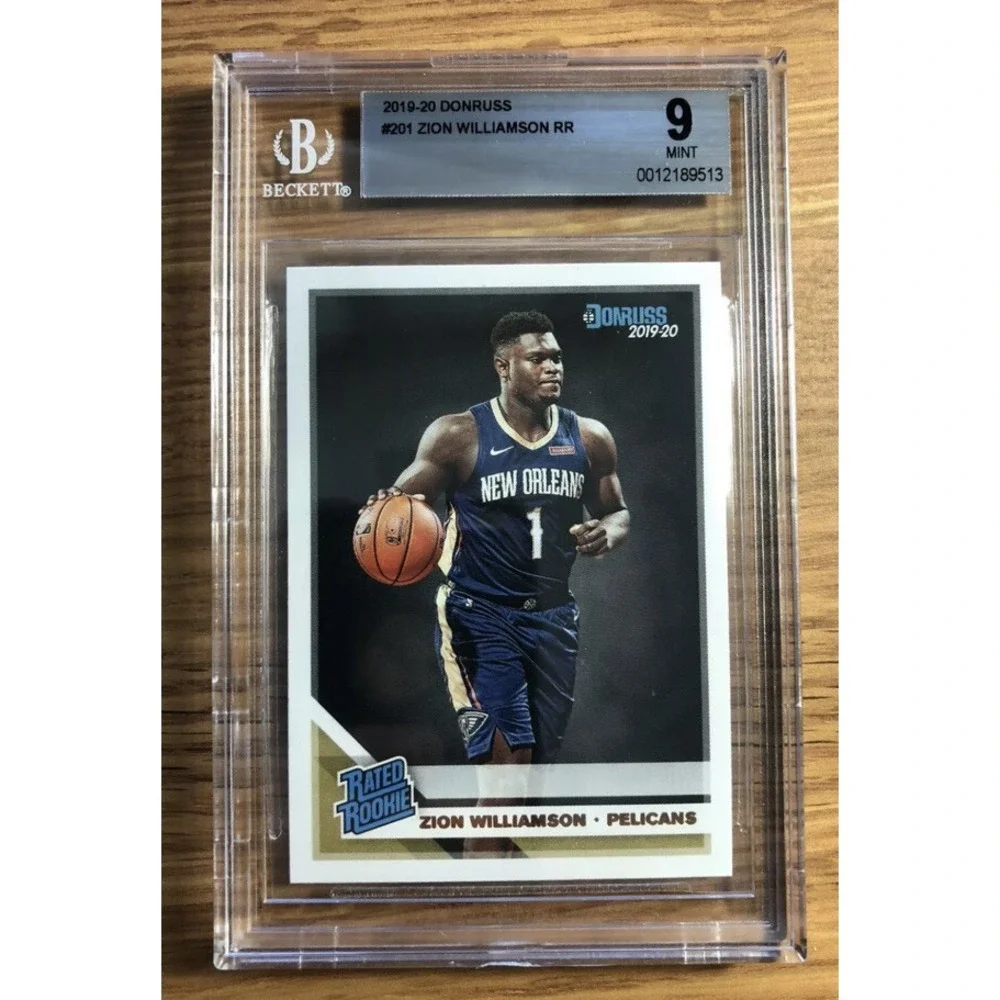 2019-20 DONRUSS RATED ROOKIE‎ ZION WILLIAMSON RC #201 BGS 9 MINT